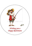 Retirement 18 Edible Icing Cake Topper or Ribbon