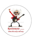 Retirement 19 Edible Icing Cake Topper or Ribbon