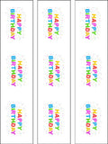 61st Birthday Beer Numbers Edible Icing Cake Topper or Ribbon