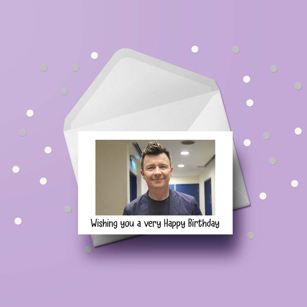 Rick Astley 02 Birthday Card