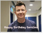 Rick Astley 02 Edible Icing Cake Topper