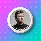 Rick Astley 03 Edible Icing Cake Topper