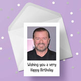Ricky Gervais 02 Edible Icing Cake Topper or Ribbon