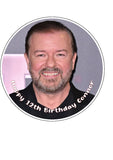 Ricky Gervais 02 Edible Icing Cake Topper or Ribbon