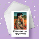 Robbie Williams 02 Birthday Card