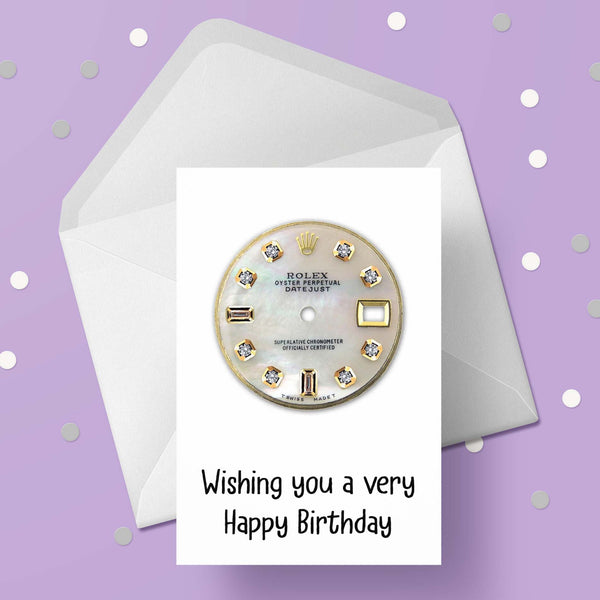 Watch Face 02 Birthday Card