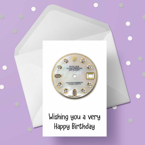 Watch Face 02 Birthday Card