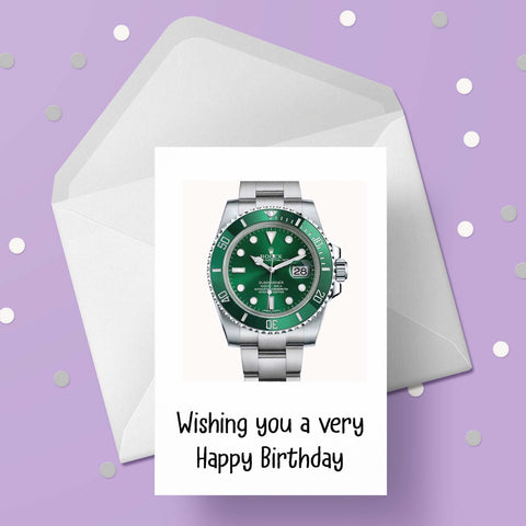 Watch Face 03 Birthday Card