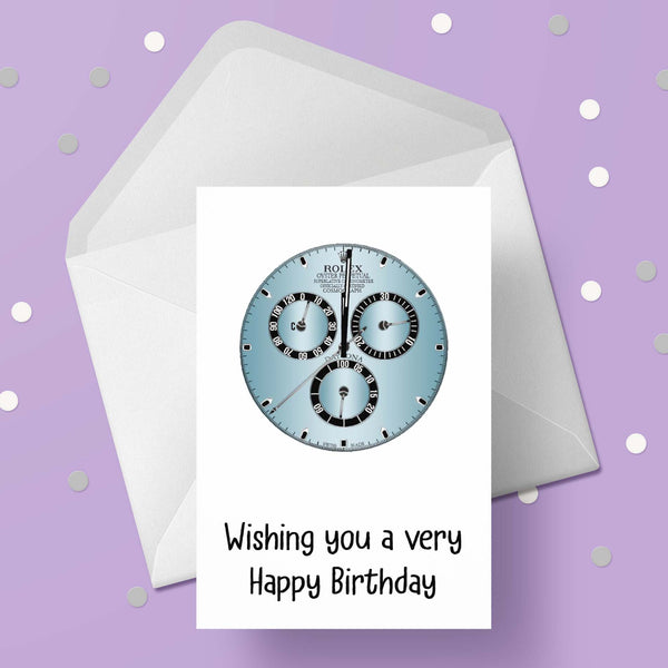 Watch Face 04 Birthday Card