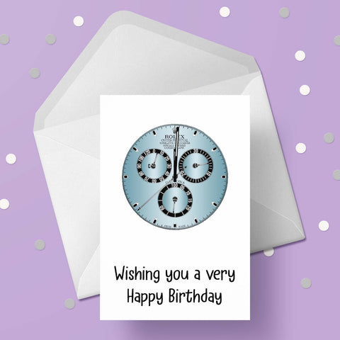Watch Face 04 Birthday Card