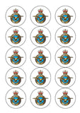 RAF Royal Air Force Badge Edible Icing Cake Topper