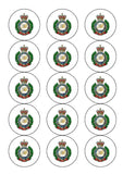Royal Engineers Logo Edible Icing Cake Topper - Elizabeth