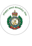 Royal Engineers Logo Edible Icing Cake Topper