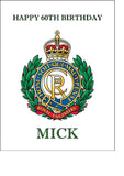 Royal Engineers Logo Edible Icing Cake Topper