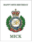 Royal Engineers Logo Edible Icing Cake Topper - Elizabeth