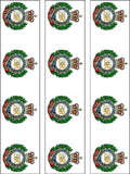 Royal Engineers Logo Edible Icing Cake Topper - Elizabeth