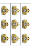 Royal Navy Badge Edible Icing Cake Topper or Ribbon