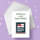 Royal Navy Logo Edible Icing Cake Topper