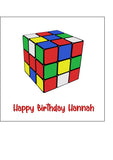 Rubik's Cube Edible Icing Cake Topper