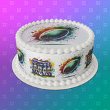 Rugby 01 Edible Icing Cake Topper or Ribbon
