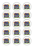 Rugby 07 Edible Icing Cake Topper or Ribbon