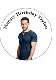 Ryan Reynolds 01  Edible Icing Cake Topper or Ribbon
