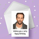 Ryan Reynolds 02 Edible Icing Cake Topper or Ribbon