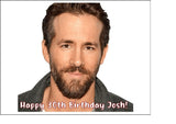 Ryan Reynolds 02 Edible Icing Cake Topper or Ribbon