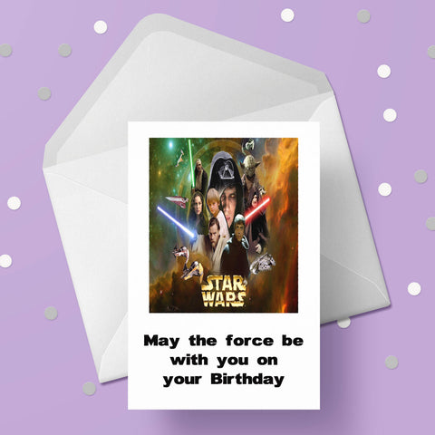 Star Wars 01 Birthday Card