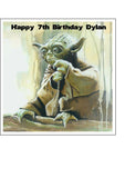 Star Wars 02 Edible Icing Cake Topper - Yoda