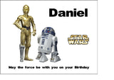 Star Wars 04 Edible Icing Cake Topper - R2-D2 & C-3PO
