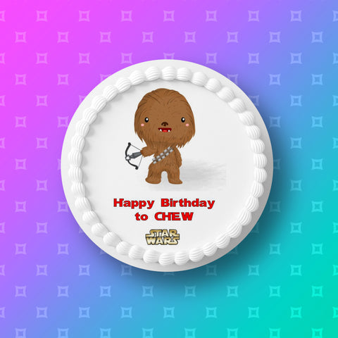 Star Wars 05 Edible Icing Cake Topper - Chewbacca