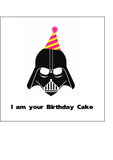 Star Wars Darth Vader Funny Edible Icing Cake Topper