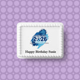 World Cup 2026 SCOTLAND Football Edible Icing Cake Topper or Topper 01