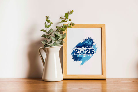 World Cup 2026 SCOTLAND Football Poster / A4 Print (unframed) 01