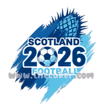 World Cup 2026 SCOTLAND Football Poster / A4 Print (unframed) 01