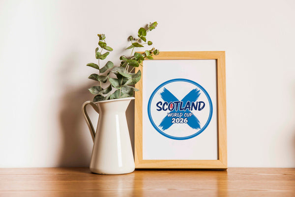 World Cup 2026 SCOTLAND Football Poster / A4 Print (unframed) 02