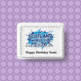World Cup 2026 SCOTLAND Football Edible Icing Cake Topper or Topper 03