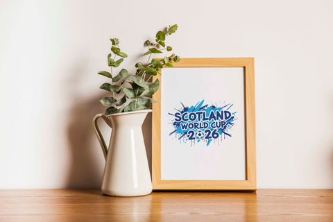 World Cup 2026 SCOTLAND Football Poster / A4 Print (unframed) 03