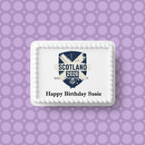 World Cup 2026 SCOTLAND Football Edible Icing Cake Topper or Topper 04