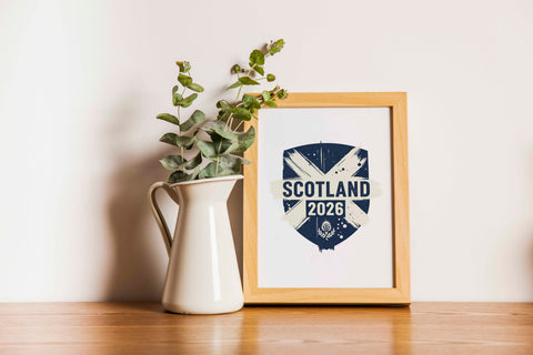 World Cup 2026 SCOTLAND Football Poster / A4 Print (unframed) 04