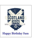 World Cup 2026 SCOTLAND Football Edible Icing Cake Topper or Topper 04