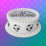 World Cup 2026 SCOTLAND Football Edible Icing Cake Topper or Topper 05