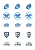 World Cup 2026 SCOTLAND Football Edible Icing pre-cut Cupcake Toppers (mixed designs)