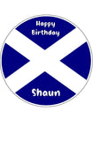 Scotland / Scottish Flag Edible Icing Cake Topper (Copy)