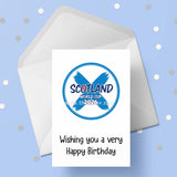 World Cup 2026 SCOTLAND Football Birthday Card 02