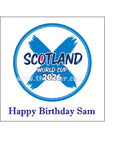 World Cup 2026 SCOTLAND Football Edible Icing Cake Topper or Topper 02