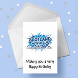 World Cup 2026 SCOTLAND Football Birthday Card 03