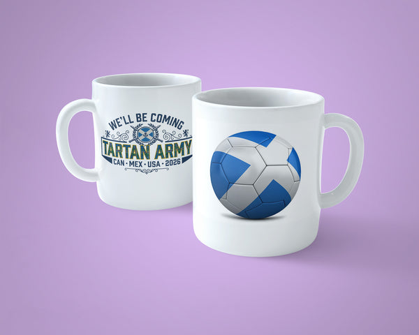 World Cup 2026 SCOTLAND Football Mug 05 - Tartan Army Mug