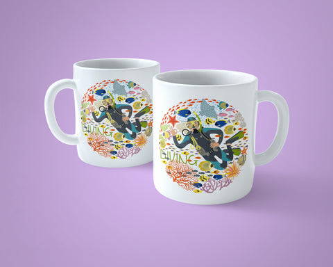 Scuba Diving Mug